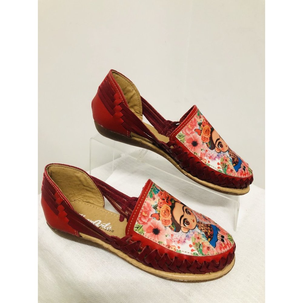 Frida Kahlo Leather Huaraches US Size 6 & 8 As Is - Picture 2 of 10